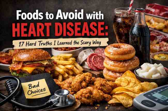 Foods to avoid with heart disease 17 hard truths I learned after scary numbers and small wins relief