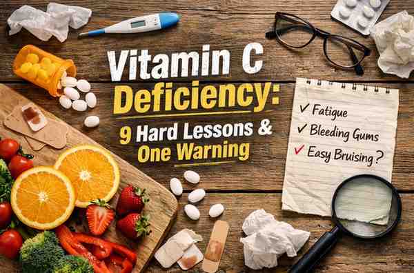 Vitamin C deficiency: 9 hard lessons, one warning, and the relief I didn’t expect