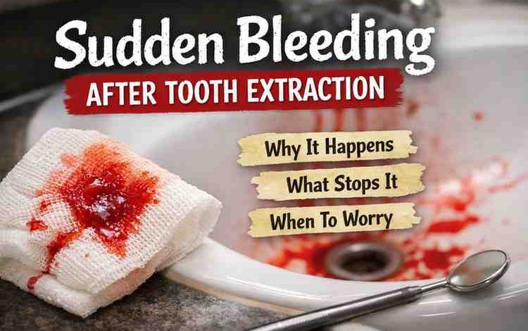 Sudden Bleeding After Tooth Extraction 9 Hard Truths That Bring Relief