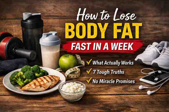 How to Lose Body Fat Fast in a Week 7 Hard Truths That Finally Gave Me Relief