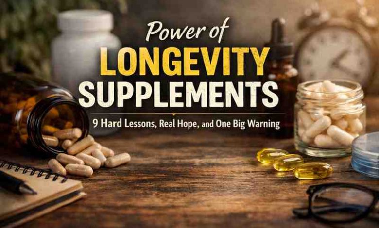 Power of Longevity Supplements 9 Hard Lessons Real Hope and One Big Warning