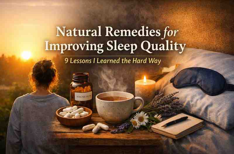Natural Remedies for Improving Sleep Quality: 9 Honest Lessons From Frustration to Relief