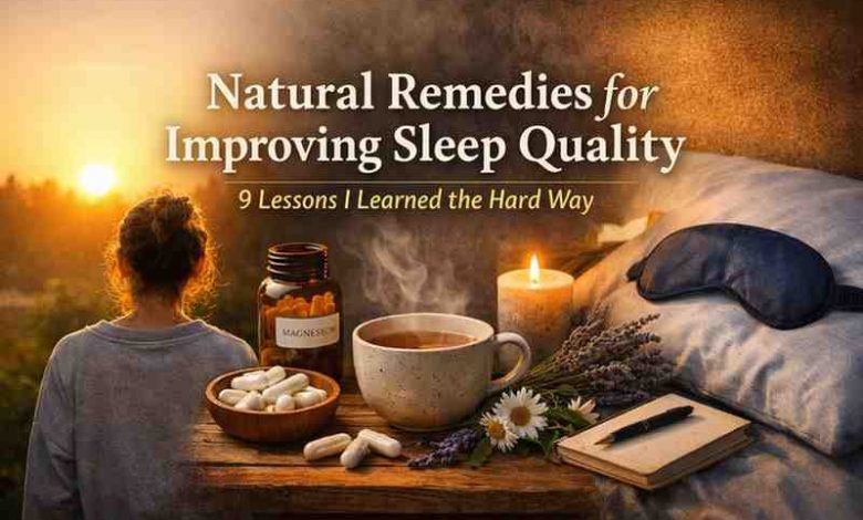 Natural Remedies for Improving Sleep Quality 9 Honest Lessons From Frustration to Relief