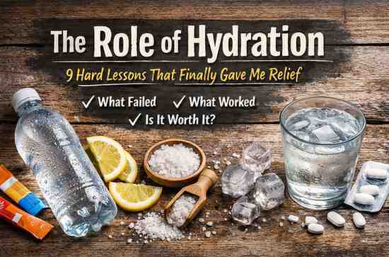 Role of Hydration 9 Hard Lessons That Finally Gave Me Relief After Years of Getting It Wrong