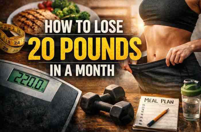 How to Lose 20 Pounds in a Month: 7 Hard Truths Most People Learn the Frustrating Way
