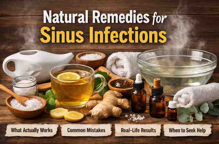 Natural Remedies for Sinus Infections 9 Relief Strategies That Actually Work When Youre Frustrated
