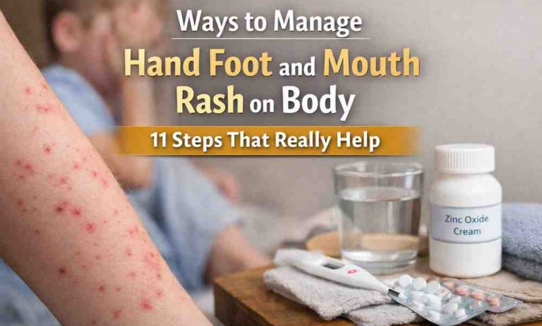 Ways to Manage Hand Foot and Mouth Rash on Body 11 Grounded Steps That Actually Bring Relief