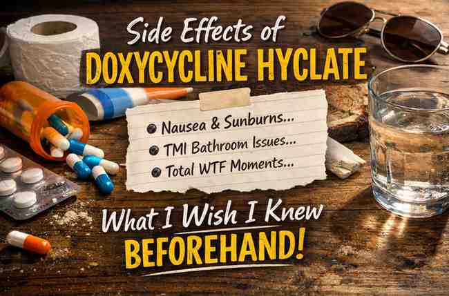 Side Effects of Doxycycline Hyclate 17 Brutally Honest Truths That Honestly Sucked