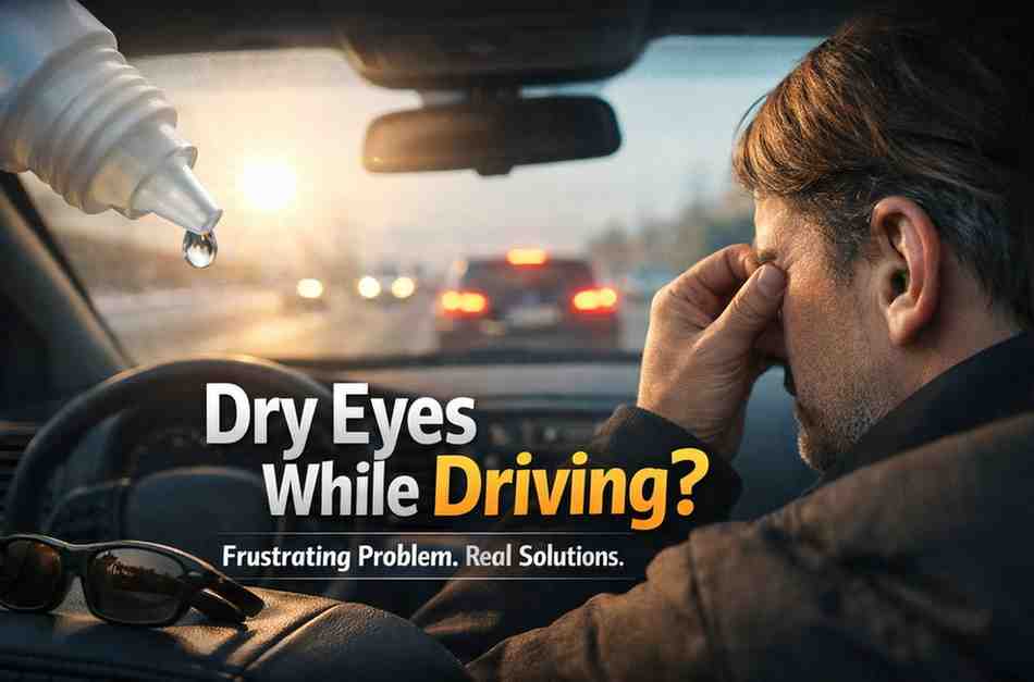 Dry Eyes While Driving: 11 Frustrating Patterns I’ve Seen and What Actually Brings Relief