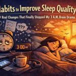 Habits to Improve Sleep Quality 9 Real Changes That Finally Stopped My 3 A.M. Brain Drama
