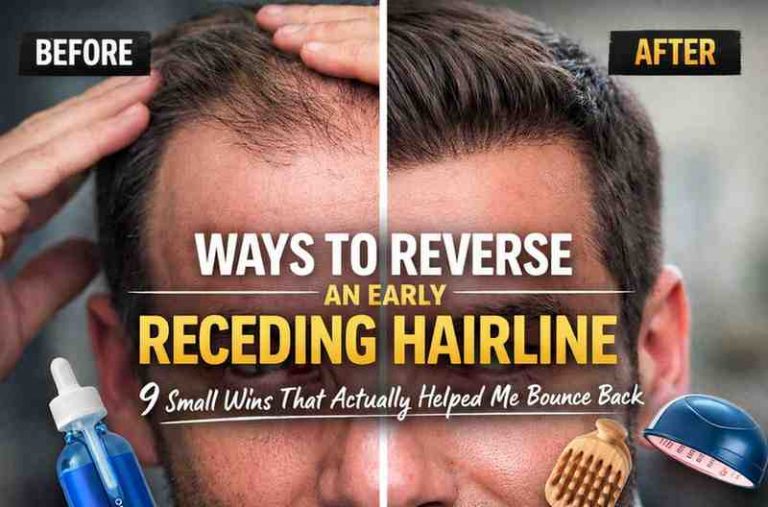 Ways To Reverse An Early Receding Hairline 9 Small Wins That Actually Helped Me Bounce Back 1
