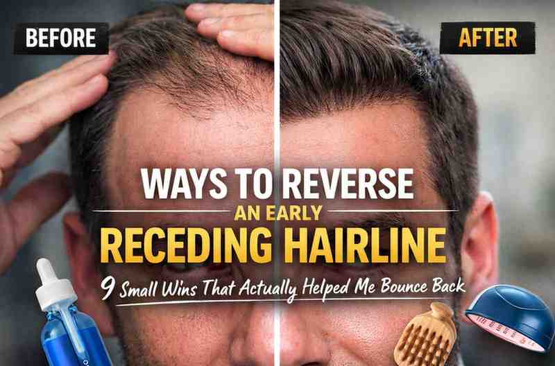 Ways to Reverse an Early Receding Hairline: 9 Small Wins That Actually Helped Me Bounce Back