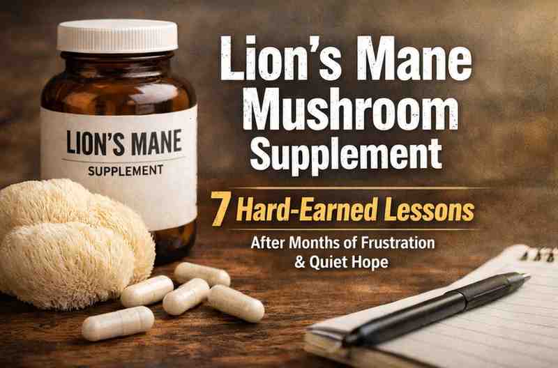 Lions mane mushroom supplement: 7 hard-earned lessons after months of frustration and quiet hope