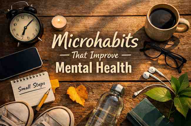 Microhabits That Improve Mental Health: 17 Small Shifts That Actually Bring Relief
