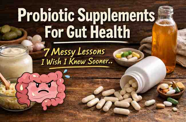 Probiotic supplements for gut health 7 messy wins